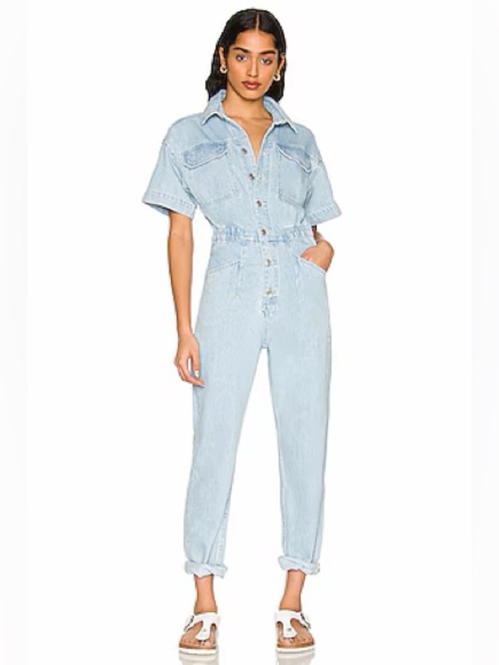 We The Free Marci denim jumpsuit